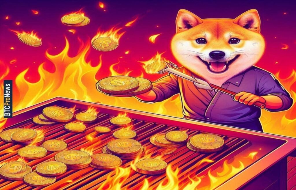 Shiba INU‘s weekly burn