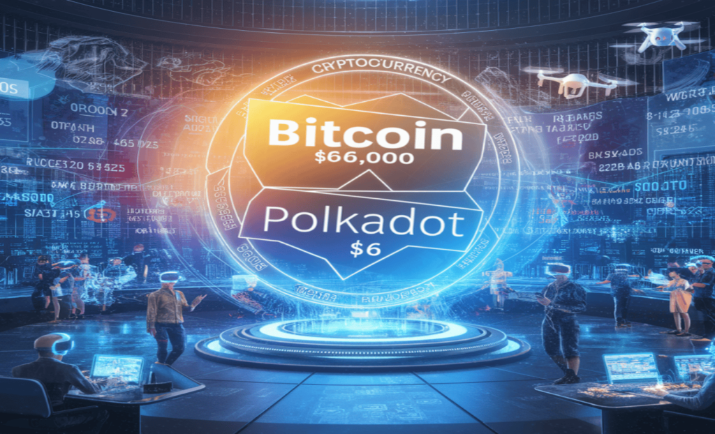 Bitcoin Price Wavers at $66K, Polkadot Holds Steady at $6 Market Watch