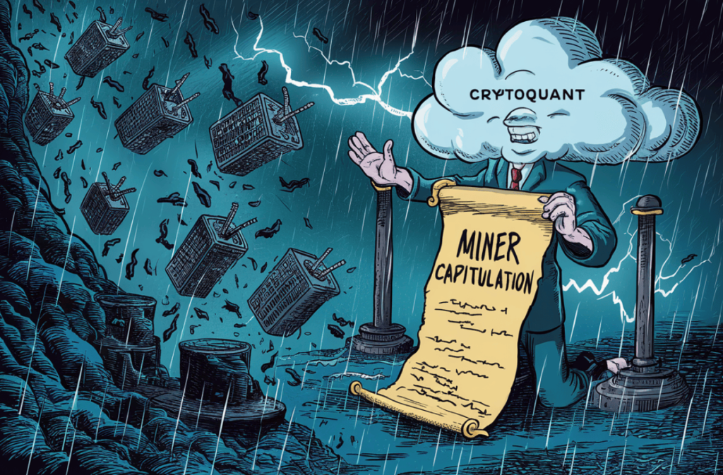 Bitcoin Network Indicates Miner capitulation, as Per CryptoQuant