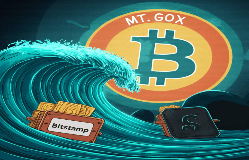 Mt. Gox Moves $335M in Bitcoin to Bitstamp and Unknown Wallet Mt. Gox Moves