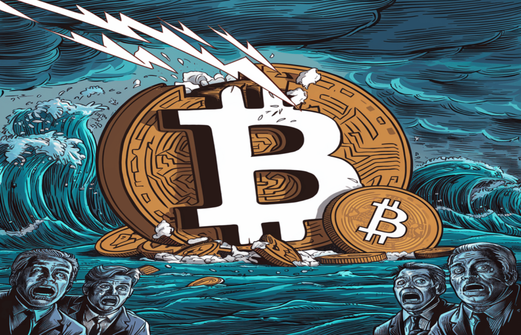 Bitcoin sudden price drop