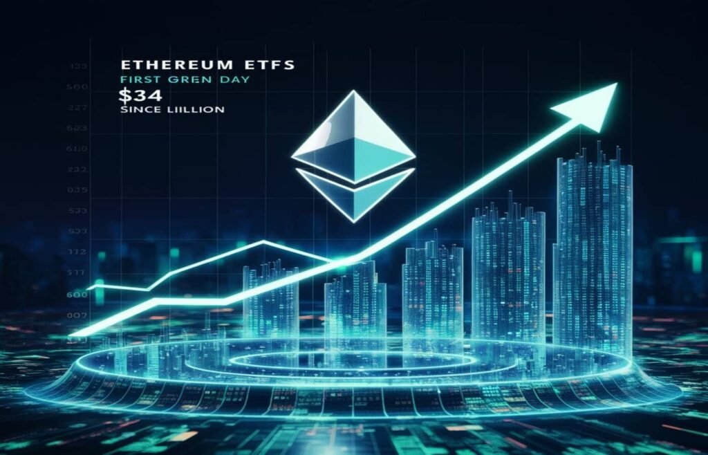 Ethereum ETF skyrocketing: Inflow of $34M witnessed for the first time since launch
