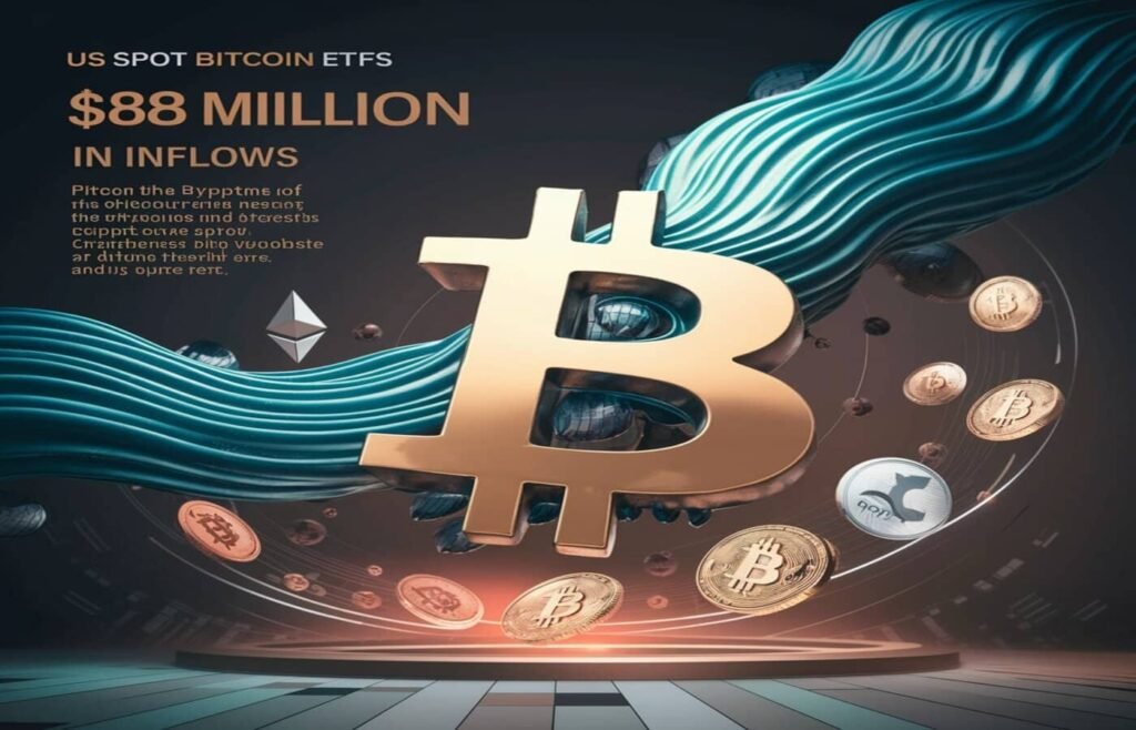 US Spot Bitcoin ETFs Continue Positive Streak with $88 Million in Inflows
