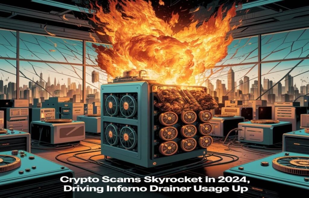 Crypto Scams Skyrocket in 2024, Driving Inferno Drainer Usage Up Crypto Scams