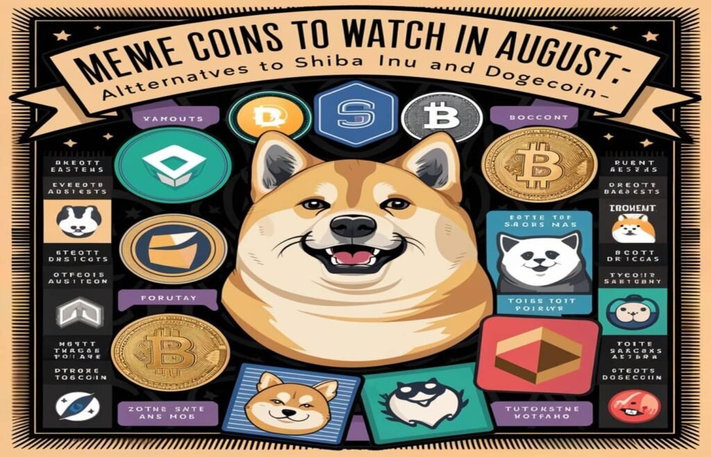 Meme Coins to watch in August: Alternatives to Shiba Inu and Dogecoin Meme Coins to watch in August: alternatives to Shiba Inu and Dogecoin