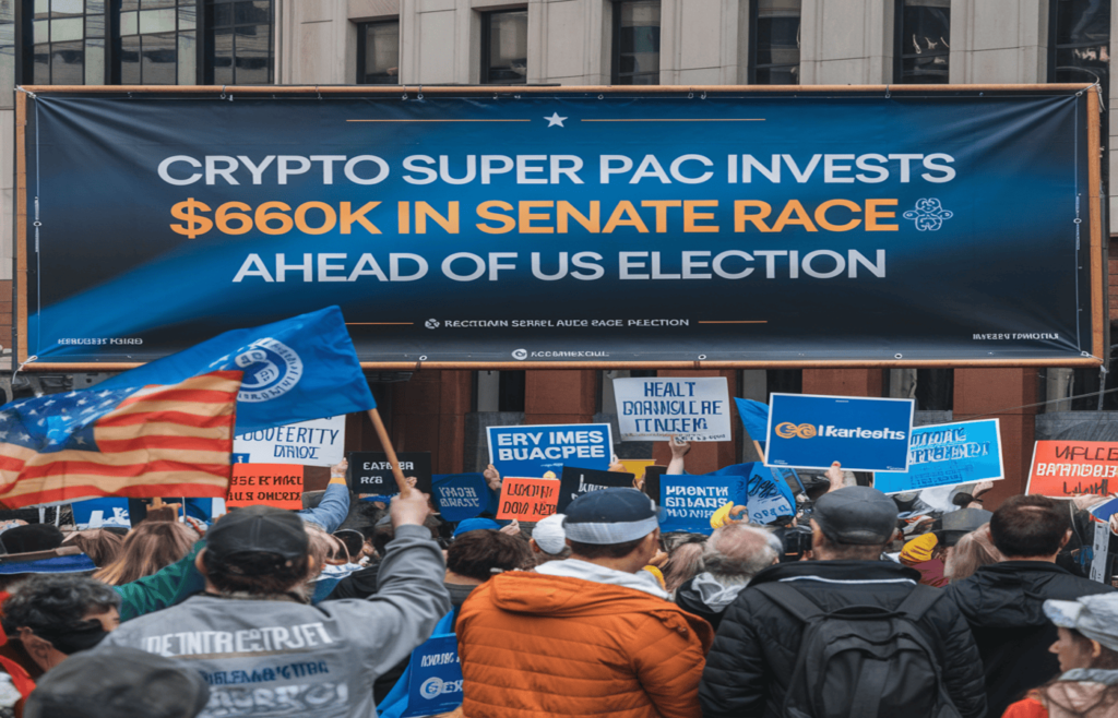Crypto Super PAC Invests $660K in Senate Race Ahead of US Election Super PAC